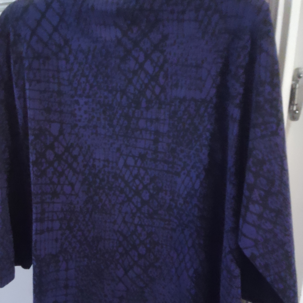 Ruby Rd. Purple Patterned Top - Picture 7 of 8